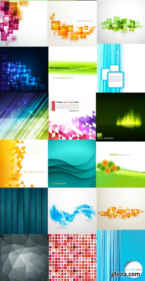 Collection of vector abstract backgrounds vol.27