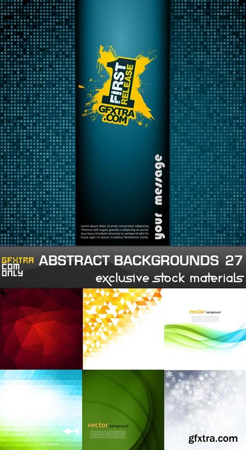 Collection of vector abstract backgrounds vol.27