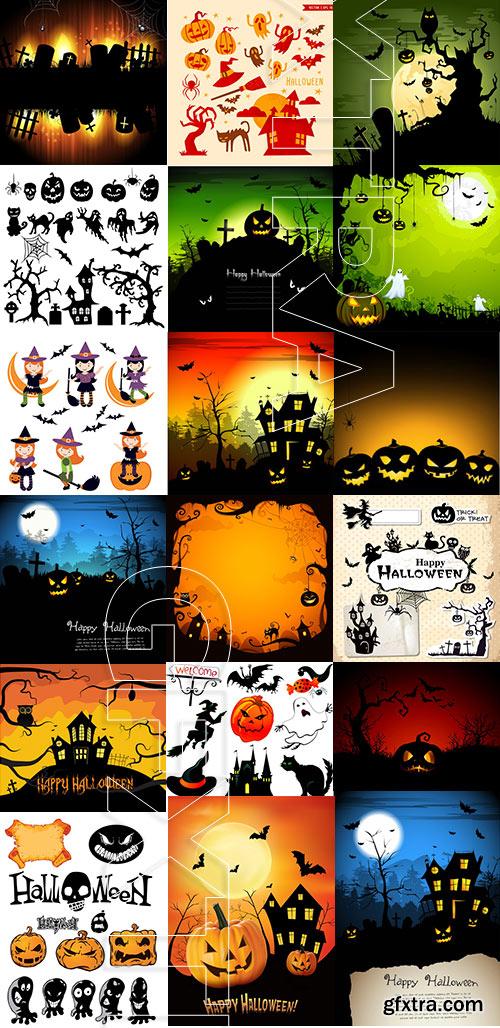 Amazing SS - Halloween background 2, 25xEPS