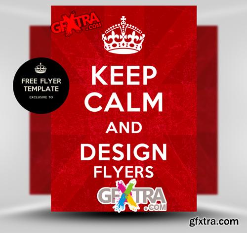 Keep Calm Flyer Template