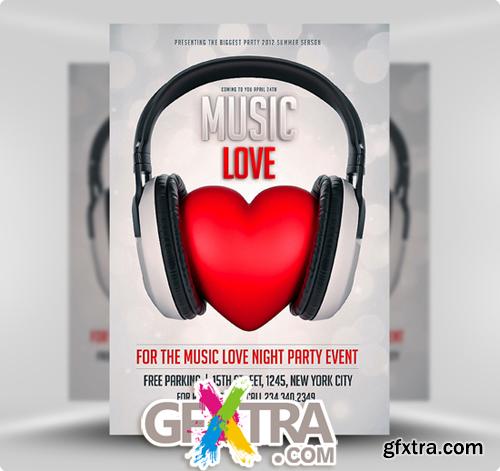 Music Love Flyer Template