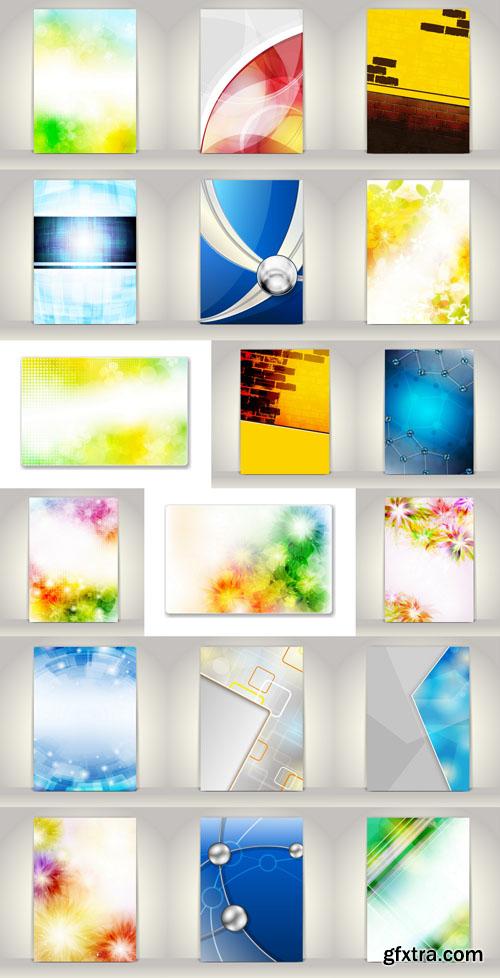 Collection of vector abstract backgrounds vol.28