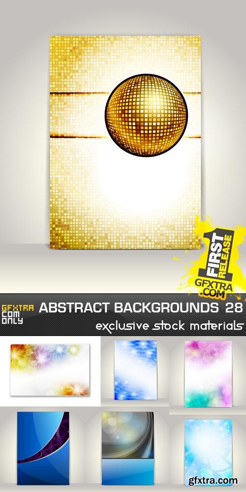 Collection of vector abstract backgrounds vol.28