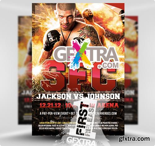 MMA / UFC Fight Night Flyer Template