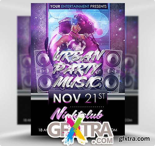 Urban Music Flyer Template