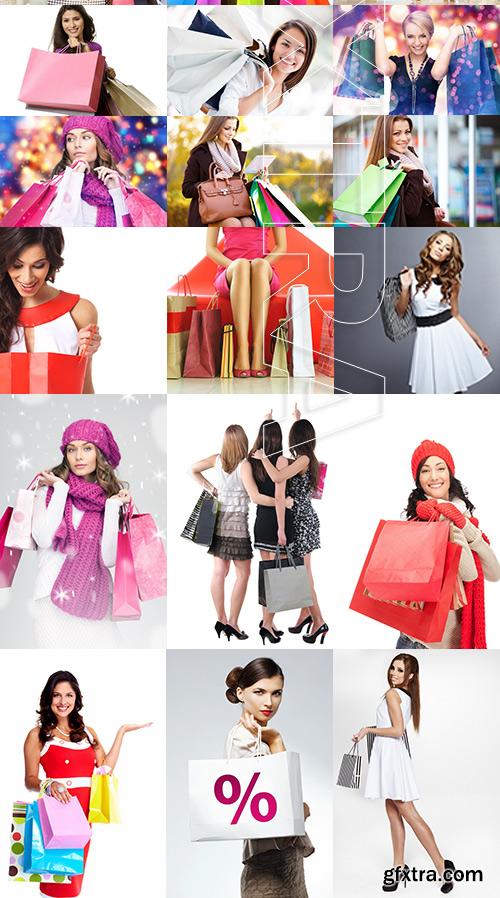 Amazing SS - Woman with shopping bags 5, 25xJPGs