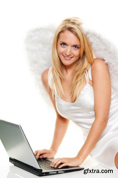 Stock Photo - Sexy Angel and Devil 3