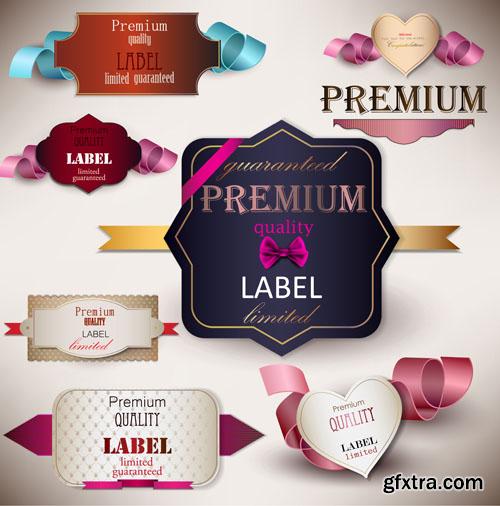 Retro Ribbon and Label, 25xEPS