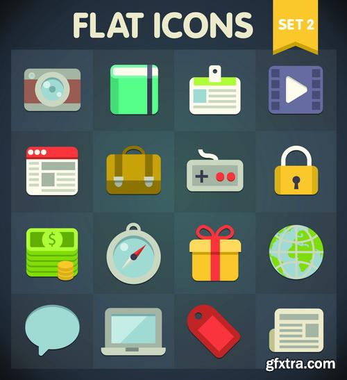 Amazing SS - Flat icons, 32xEPS