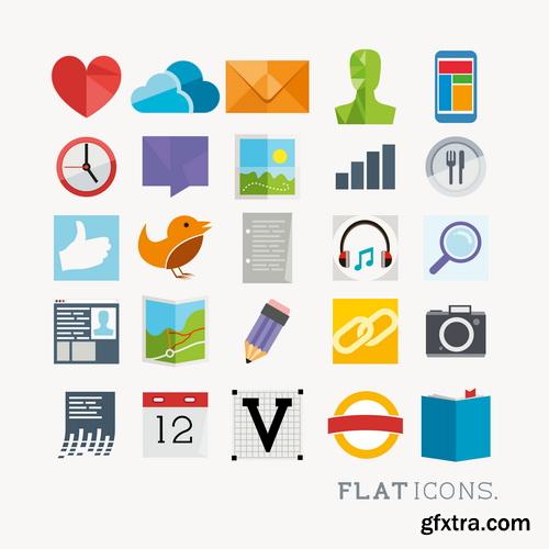 Amazing SS - Flat icons, 32xEPS