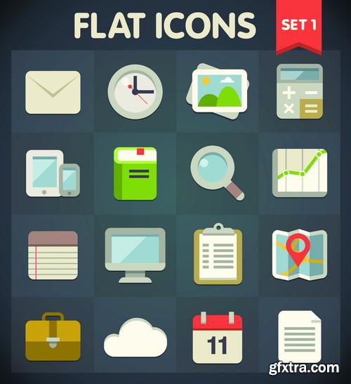 Amazing SS - Flat icons, 32xEPS