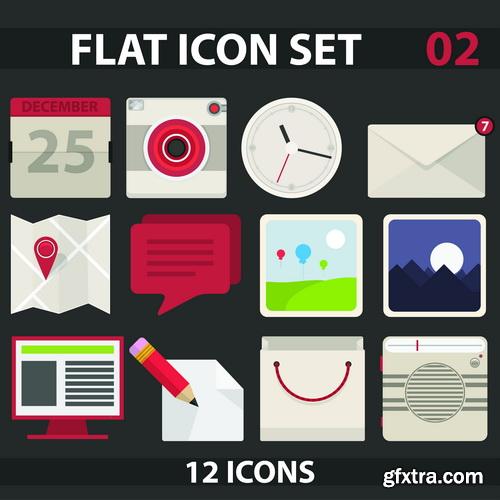 Amazing SS - Flat icons, 32xEPS