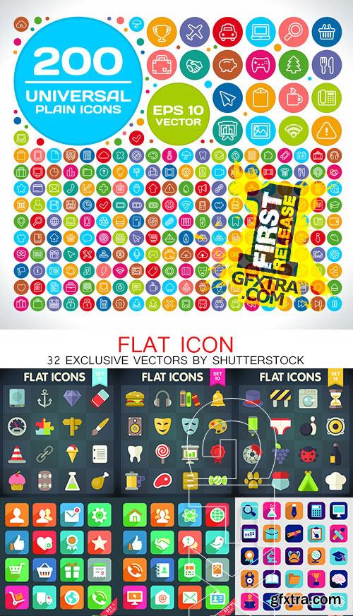 Amazing SS - Flat icons, 32xEPS