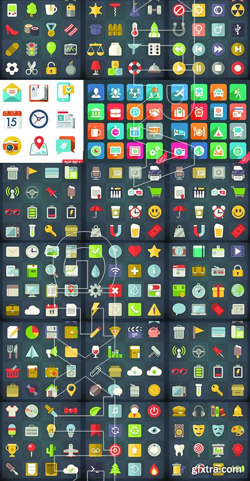 Amazing SS - Flat icons, 32xEPS