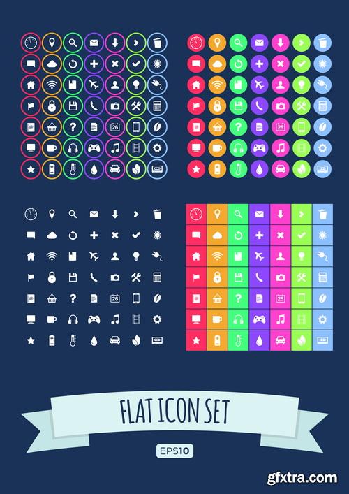 Amazing SS - Flat icons, 32xEPS