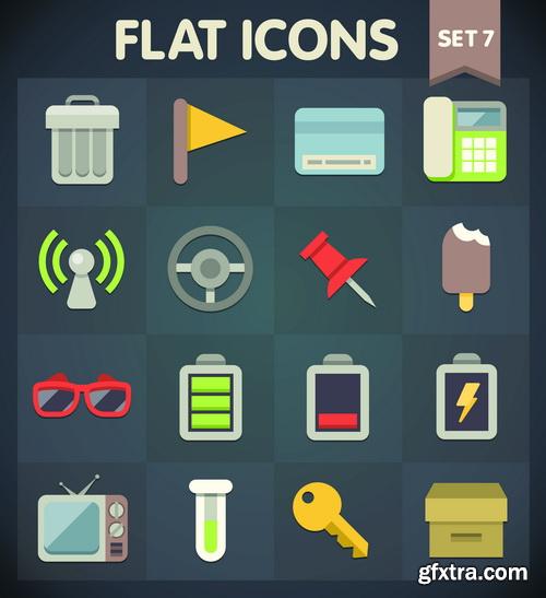 Amazing SS - Flat icons, 32xEPS