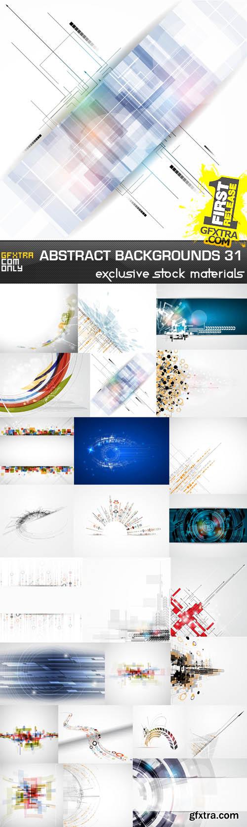 Collection of Vector Abstract Backgrounds Vol.31, 25xEPS