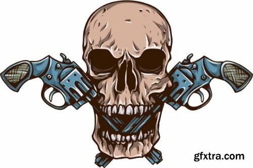 Skulls Pack 1 (Vector - StockPhoto)