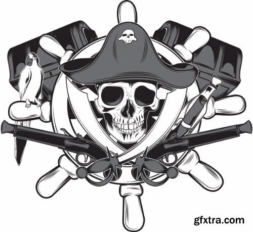 Skulls Pack 1 (Vector - StockPhoto)