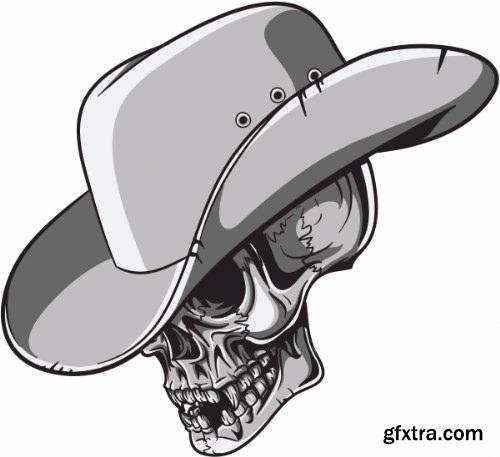 Skulls Pack 1 (Vector - StockPhoto)