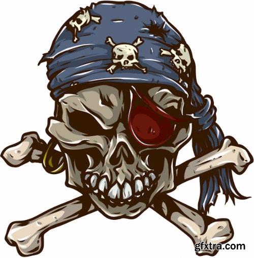 Skulls Pack 1 (Vector - StockPhoto)