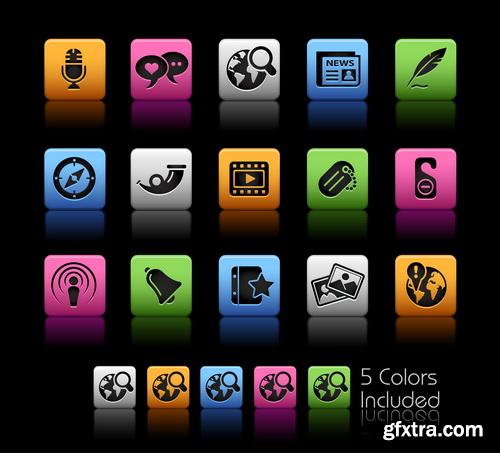 Amazing SS -Media Icon, 25xEPS