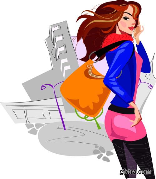 Amazing SS - Fashion girls illustration 2, 25xEPS