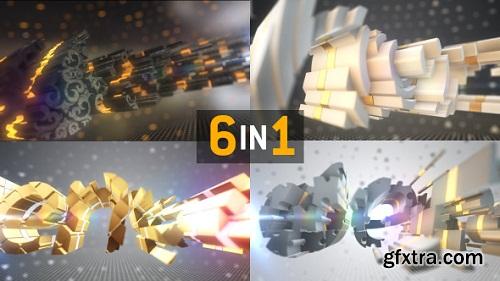 Videohive - Sliced Logo Text Element 3d Reveal 4903737