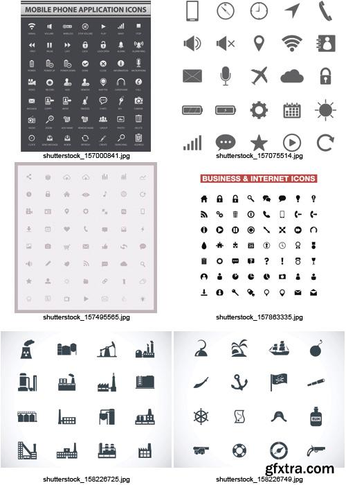 Amazing SS - Black & White Icons 6, 25xEPS