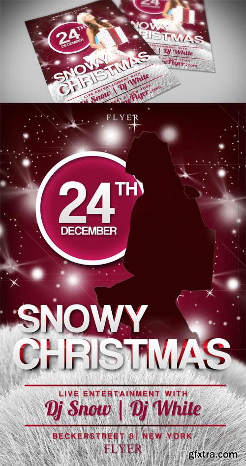 X Mas Flyer Template