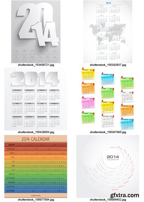 Amazing SS - Calendars for 2014 (vol.5), 25xEPS