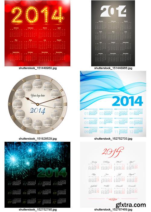 Amazing SS - Calendars for 2014 (vol.5), 25xEPS