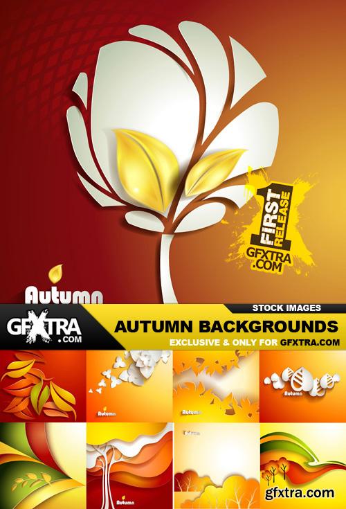 Autumn Backgrounds - 25xEPS