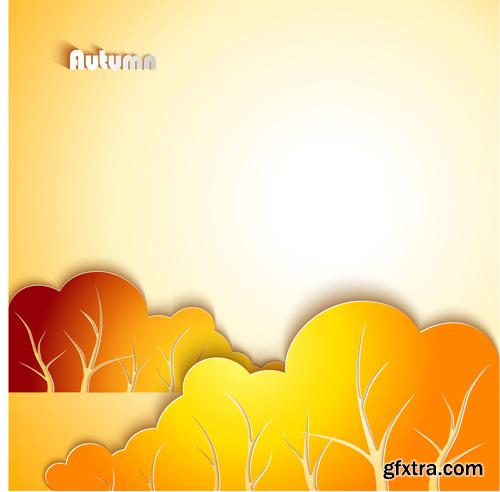 Autumn Backgrounds - 25xEPS