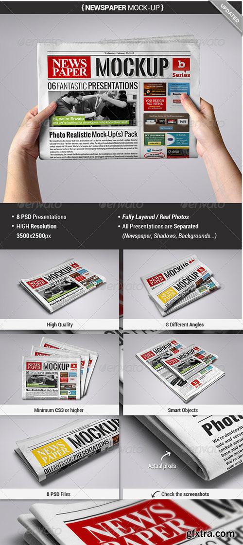 GraphicRiver - Newspaper Mock-Up