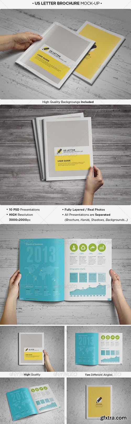 GraphicRiver - US Letter Brochure / Catalog Mock-Up