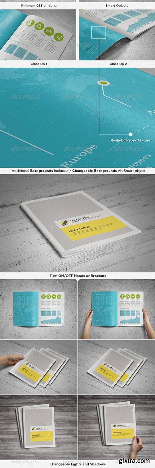 GraphicRiver - US Letter Brochure / Catalog Mock-Up