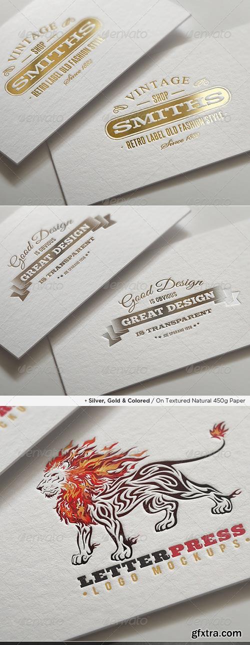 GraphicRiver - Logo Mock-Ups / Letterpress Edition