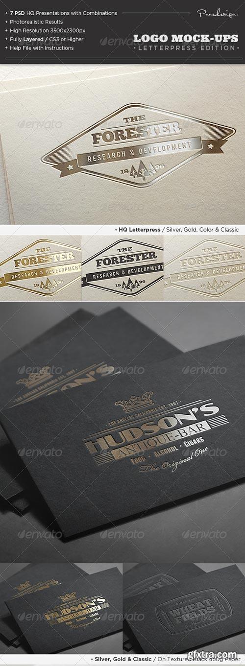 GraphicRiver - Logo Mock-Ups / Letterpress Edition