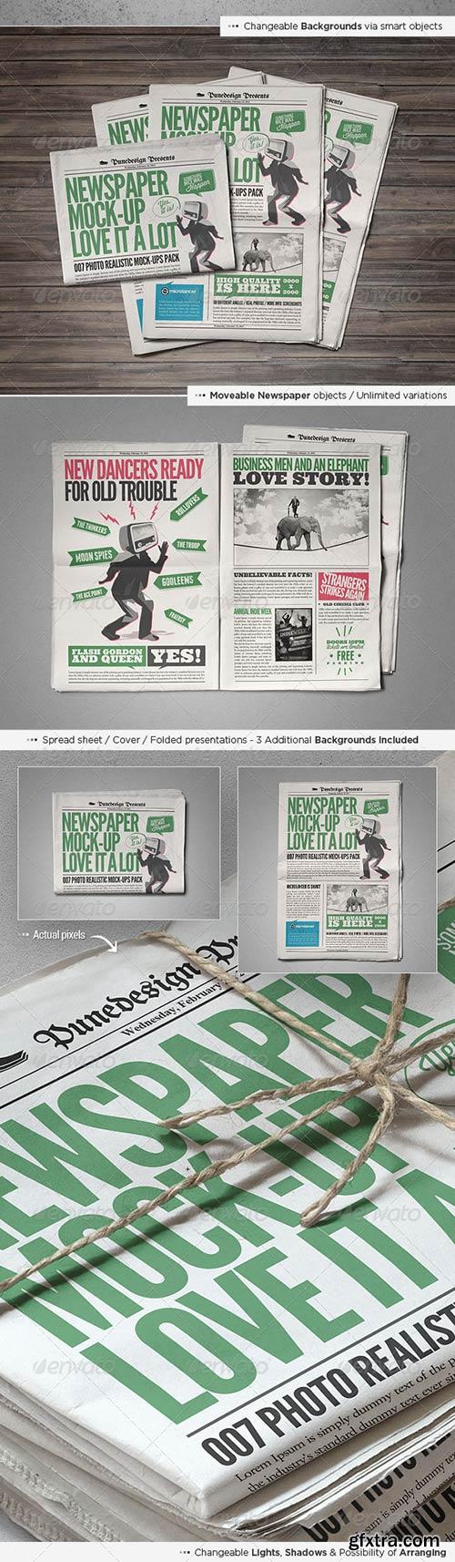 GraphicRiver - Newspaper / Newsletter Mock-Up - 2