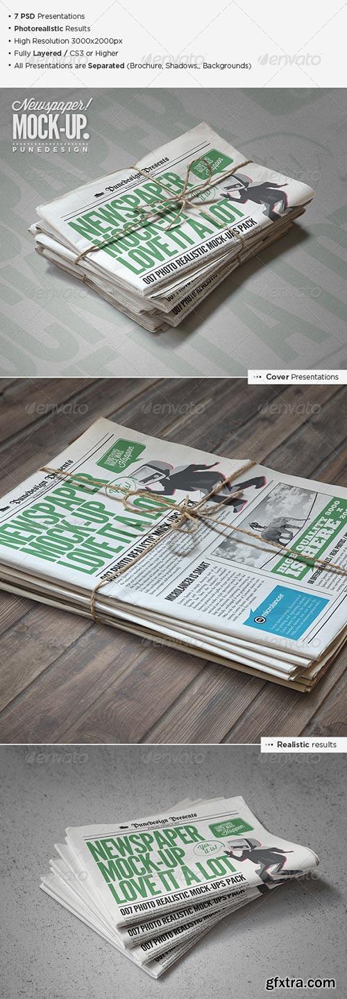 GraphicRiver - Newspaper / Newsletter Mock-Up - 2