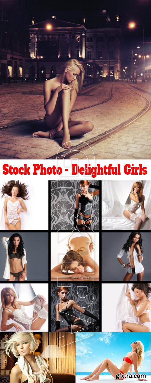 Stock Photo - Delightful Girls