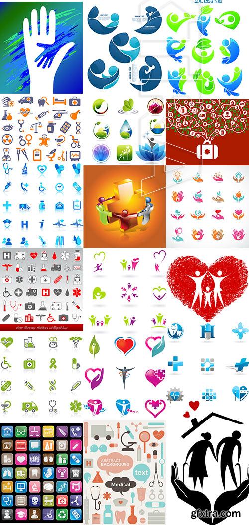 Amazing SS - Health care symbol, 25xEPS