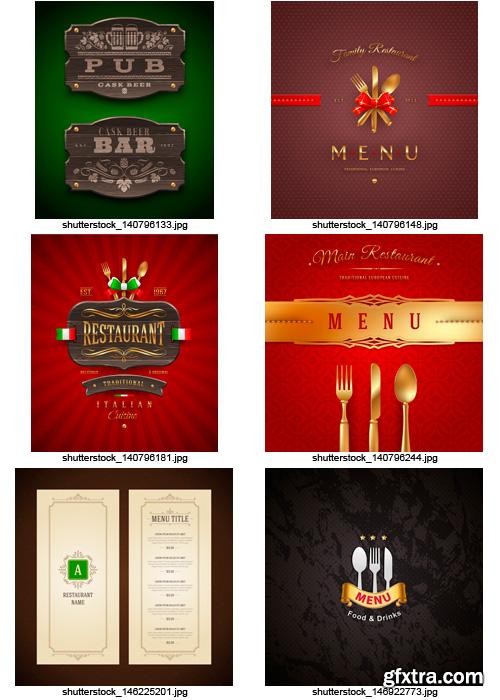 Amazing SS - Restaurant Menu 8, 25xEPS