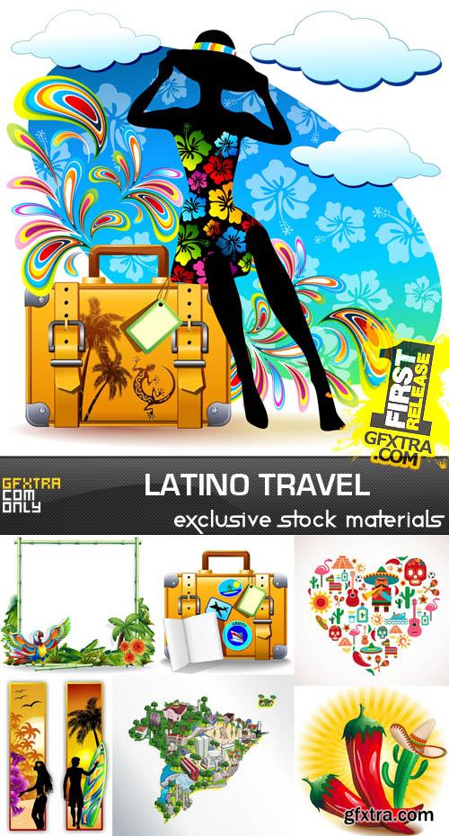 Latino Travel, 25xEPS, AI