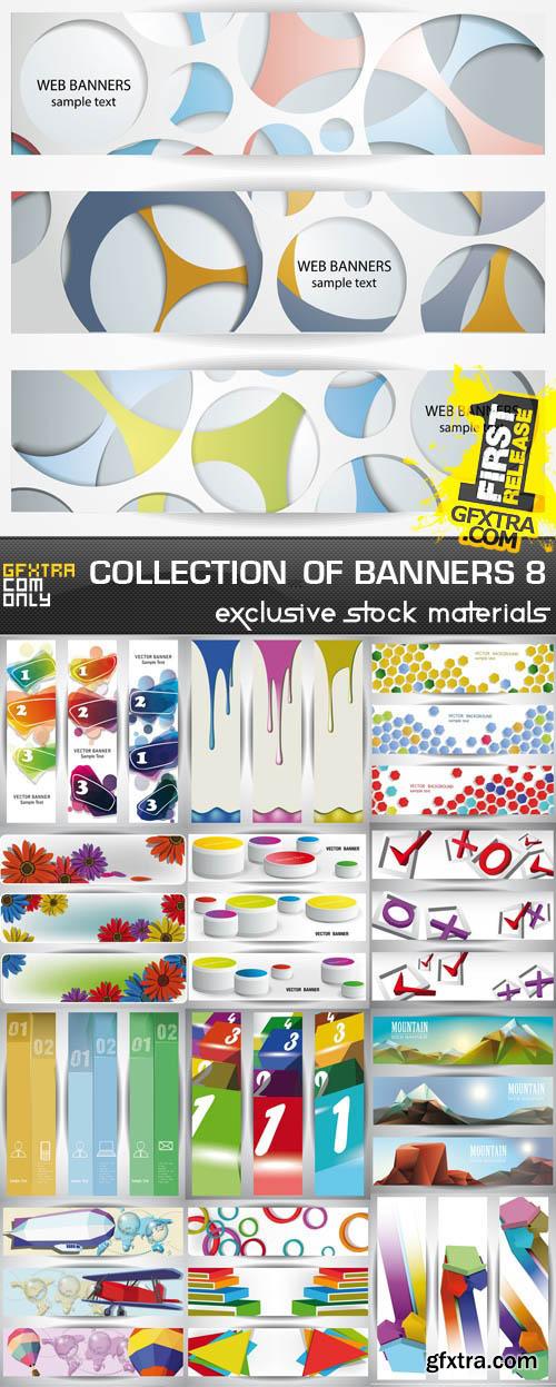 Collection of vector banners vol.8, 25xEPS