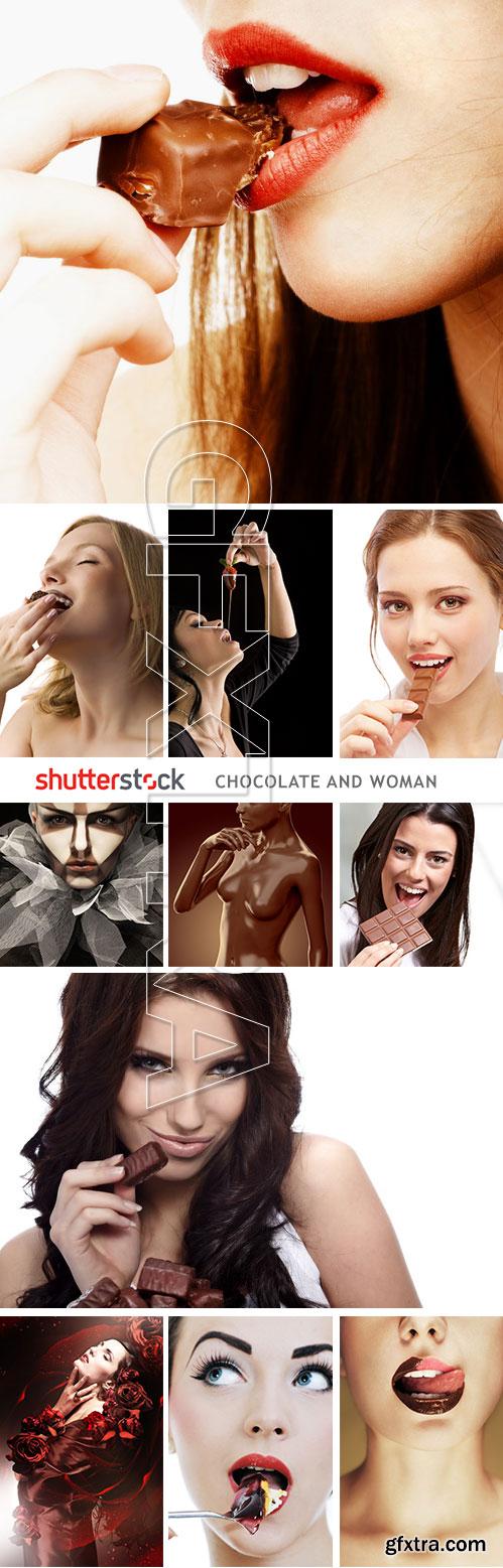 Chocolate and Woman 25xJPG