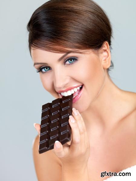 Chocolate and Woman 25xJPG