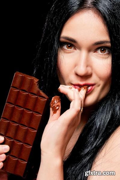 Chocolate and Woman 25xJPG