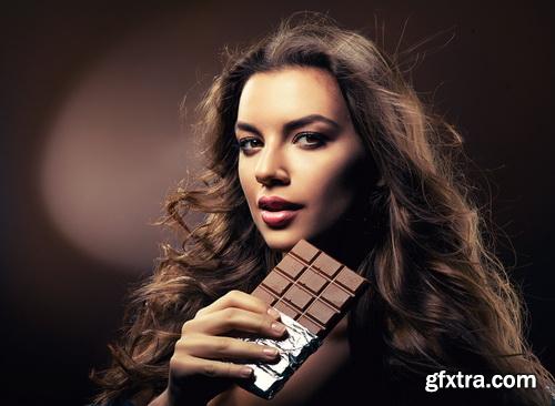 Chocolate and Woman 25xJPG